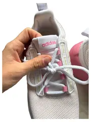 Vorschaubild 2 von Damen Sneaker Low Laufschuhe Weiß Rosa Gr. 37 Cloudfoam