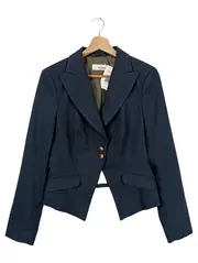 Vorschaubild 1 von ESPRIT Blazer Damen Blau Gr. 40 M Casual Urban Polyester Langarm