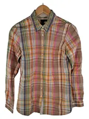 Vorschaubild 1 von Damen Hemdbluse Kariert Baumwolle Gr. 6/36 Mehrfarbig