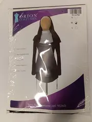Vorschaubild 1 von Nonnenkostüm Damen Gr. 38/M Schwarz Glamourös festliches Kleid