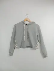 Vorschaubild 2 von Damen Kapuzenpullover Hoodie Grau Gr. 38/M