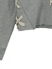 Vorschaubild 3 von Damen Kapuzenpullover Hoodie Grau Gr. 38/M