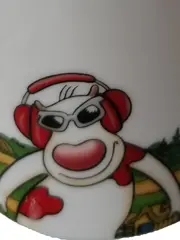 Vorschaubild 2 von Tasse Comic-Kuh Motiv Mehrfarbig Porzellan 250ml