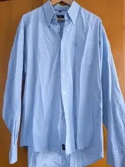 Vorschaubild 4 von Herren Business Hemd kariert Blau XL Baumwolle
