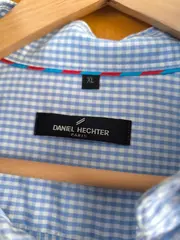 Vorschaubild 2 von Herren Business Hemd kariert Blau XL Baumwolle