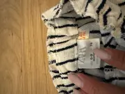 Vorschaubild 4 von Kinder Jogginghose gestreift Gr. 74 Weiß Baumwolle Casual