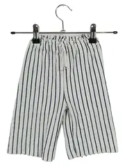 Vorschaubild 1 von Kinder Jogginghose gestreift Gr. 74 Weiß Baumwolle Casual