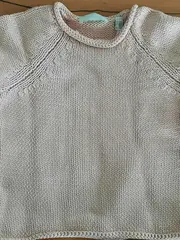 Vorschaubild 3 von Damen Strickpullover Gr. 36/38 Rosa Basic Baumwolle