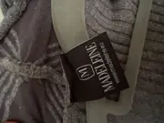 Vorschaubild 6 von Damen Strickjacke Grau Gr. 46/3XL Feminin mit Rüschen