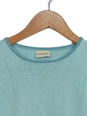 Vorschaubild 2 von Damen T-Shirt Türkis Gr. 42;XL Casual Modal Kurzarm