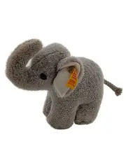 Vorschaubild 2 von Elefant Kuscheltier Grau Plüschtier Stofftier Knopf im Ohr