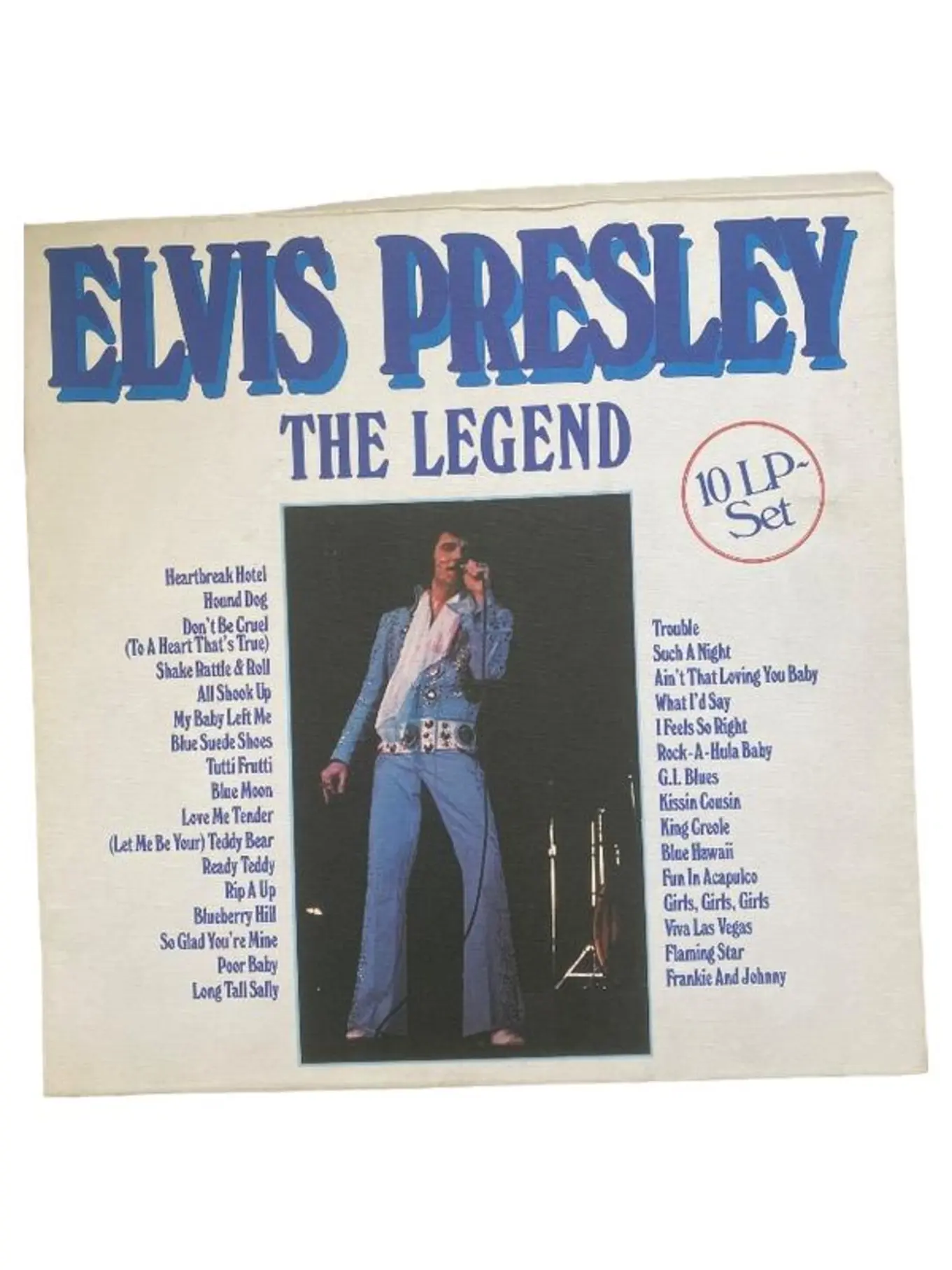 Elvis Presley 10 LP Vinyl Box Set Rock Schallplatten Sammlung Hits