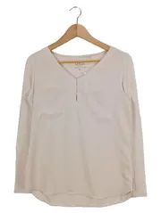 Vorschaubild 1 von Damen Langarmshirt Rosa Gr. 34/XS Casual Viskose