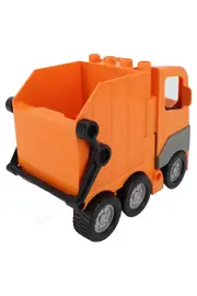 Vorschaubild 2 von Spielzeugauto Müllwagen Orange 13cm Kunststoff