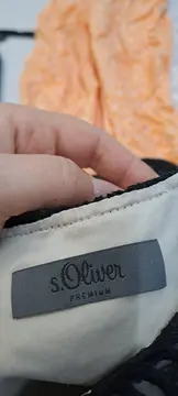 Vorschaubild 4 von Spitzenkleid Damen Gr. 34 Schwarz Blumen Midikleid Elegant Baumwolle