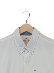 Vorschaubild 3 von Herren Freizeithemd Kurzarm Weiß Gr. 46/S Baumwolle Casual