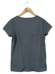Vorschaubild 2 von Damen T-Shirt Gr. 34/XS Grau Basic Casual Minimalistisch Baumwolle
