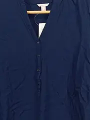 Vorschaubild 3 von Damen Hemdbluse Langarm Blau Gr. 36 Casual Viskose