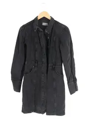Vorschaubild 1 von BOYISH Jeanskleid Damen Gr. 34/XS Schwarz Casual Denim Kleid