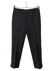 Vorschaubild 1 von Damen Stoffhose Gr. 40 Schwarz Business Elegant Schurwolle
