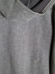 Vorschaubild 5 von Bench Damen Fleecejacke Kapuze Strickoptik Grau Gr. XL 42