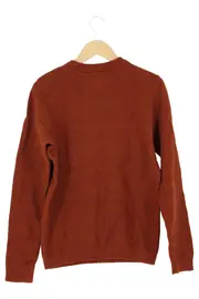 Vorschaubild 2 von Herren Pullover Gr. 46/S Rot Casual Baumwolle Strukturmuster