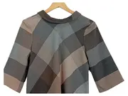 Vorschaubild 3 von Damen Hemdbluse kariert 3/4-Arm Mehrfarbig Gr. 34 XS