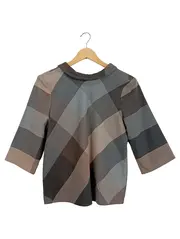 Vorschaubild 2 von Damen Hemdbluse kariert 3/4-Arm Mehrfarbig Gr. 34 XS