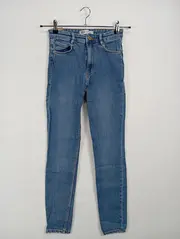 Vorschaubild 2 von Jeans Damen Slim Fit Gr. 36 Blau Casual Denim Hose