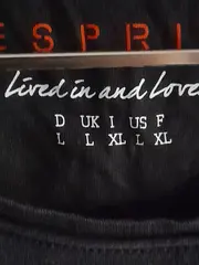 Vorschaubild 5 von Damen T-Shirt Casual Schwarz Gr. 40/L mit Oh Yeah Print