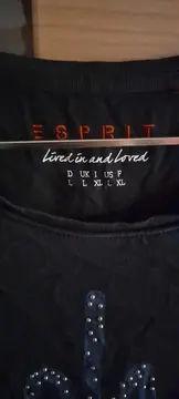 Vorschaubild 4 von Damen T-Shirt Casual Schwarz Gr. 40/L mit Oh Yeah Print