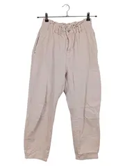 Vorschaubild 1 von Damen Stoffhose Gr. 38 Beige Casual mit Raffbund