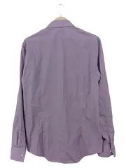 Vorschaubild 2 von Business Hemd Herren Gr. 50/L Lila Gestreift Langarm Elegant