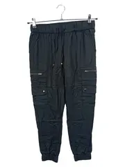 Vorschaubild 1 von Damen Cargohose Jogger Schwarz Gr. 36