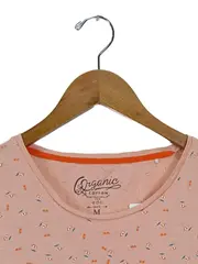 Vorschaubild 2 von EDC Damen T-Shirt Gr. 38/M Rosa Casual Organic Cotton