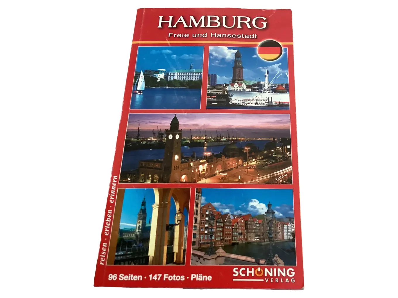 Reiseführer Hamburg Freie Hansestadt Schöning Verlag Deutsch Taschenbuch