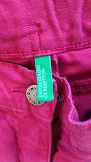 Vorschaubild 4 von Kinder Stoffhose Gr. 140 Pink Casual Mädchen