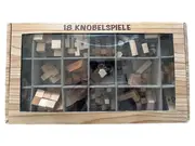 Vorschaubild 1 von 18 Knobelspiele Holz Geduldspiel Set Denkspiel Brainteaser Puzzle