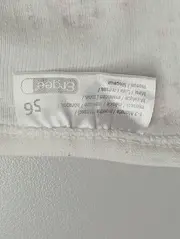 Vorschaubild 3 von Baby Pullover Wickelshirt Gr. 56 Weiß Baumwolle Florales Muster