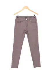 Vorschaubild 1 von Damen Stoffhose Gr. 36 Braun Grafisch Klassisch Casual Business