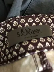 Vorschaubild 3 von Damen Stoffhose Gr. 36 Braun Grafisch Klassisch Casual Business