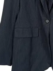 Vorschaubild 8 von Damen Blazer Nadelstreifen Business Schwarz Gr. 34/XS