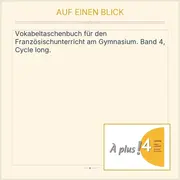 Vorschaubild 2 von À plus! Band 4 Vokabeltaschenbuch Französisch Gymnasium Cornelsen Unterricht