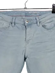 Vorschaubild 2 von EDC Damen Jeans Slim Fit W29/38 Blau Casual Stretch Used Look