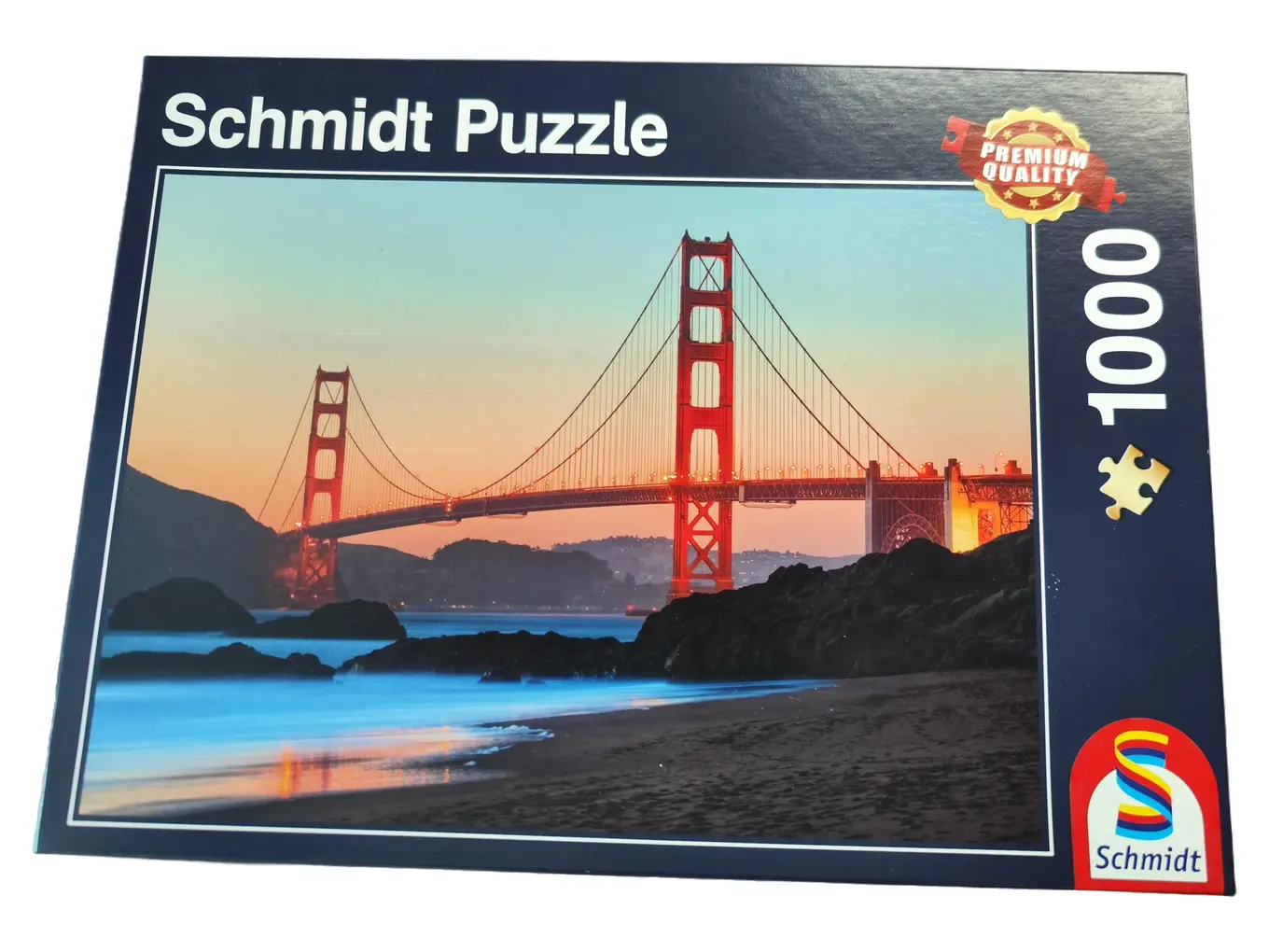 SCHMIDT SPIELE Schmidt Puzzle Golden Gate Bridge 1000 Teile Sehenswürdigkeiten Architektur