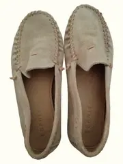 Vorschaubild 5 von Damen Ballerinas Mokassins Gr. 40 Beige Komfortabel Slipper