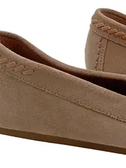 Vorschaubild 2 von Damen Ballerinas Mokassins Gr. 40 Beige Komfortabel Slipper