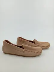 Vorschaubild 6 von Damen Ballerinas Mokassins Gr. 40 Beige Komfortabel Slipper