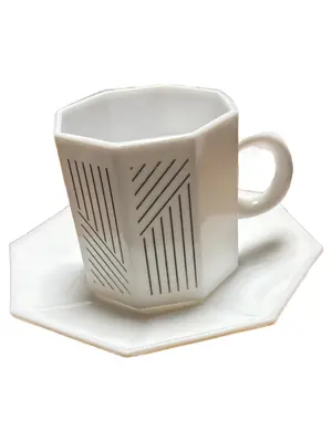 ARCOPAL Tasse und Unterteller