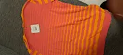 Vorschaubild 6 von Damen Strickjacke Gr. 38 gestreift Pink Orange Sportlich